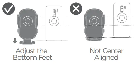 MPOW CA148 Auto Lock Wireless Car Charger Mount - fig 6