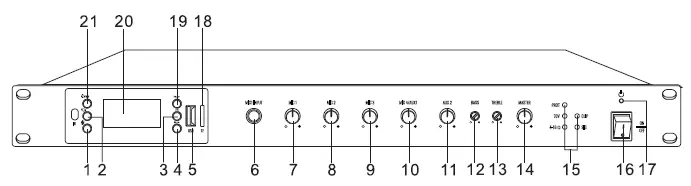 PURE-RESONANCE-AUDIORMA120BT-5-Channel-120W-Commercial-Rack-Mount-70-Volt-Mixer-Amplifier-1