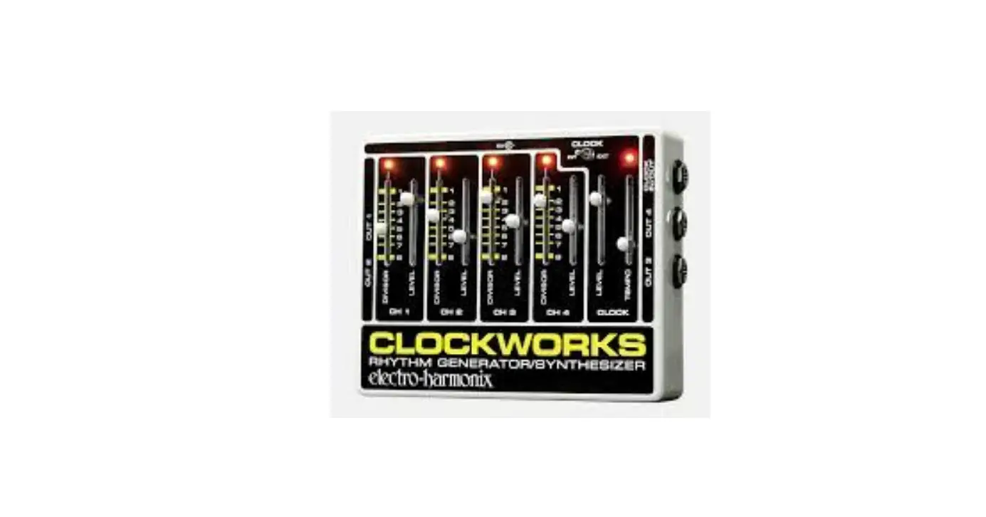 Electro-harmonix Clockworks Rhythm Generator Synthesizer Instruction Manual