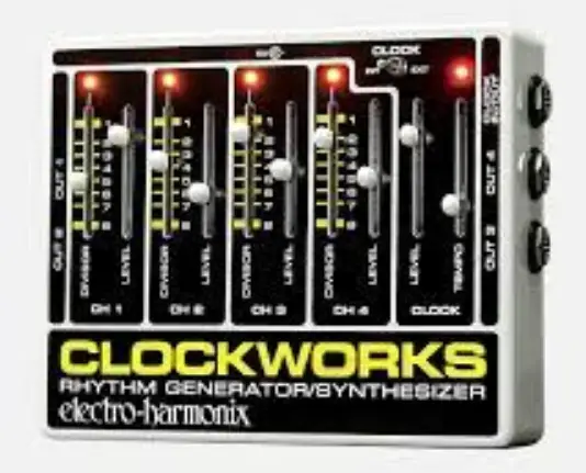 electro-harmonix CLOCKWORKS Rhythm Generator Synthesizer pro