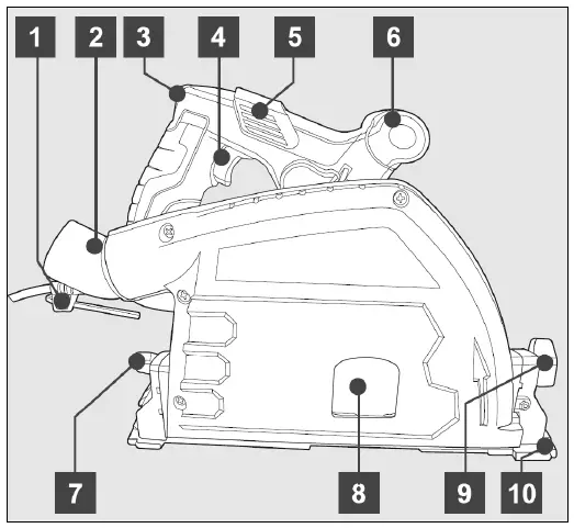 LUMBERJACK PS165 Plunge Saw Kit fig 1