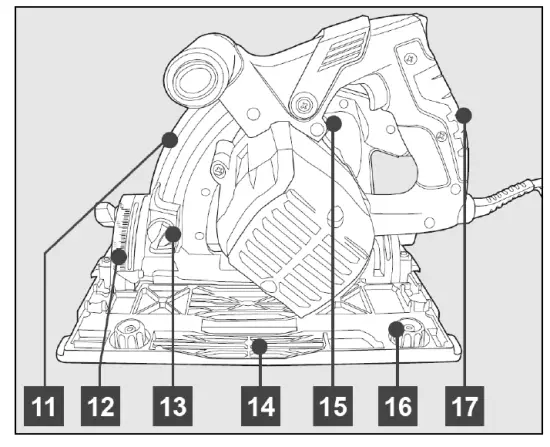 LUMBERJACK PS165 Plunge Saw Kit fig 2
