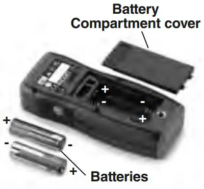 RIDGID Micro LM 400 Laser Distance Meter - Changing