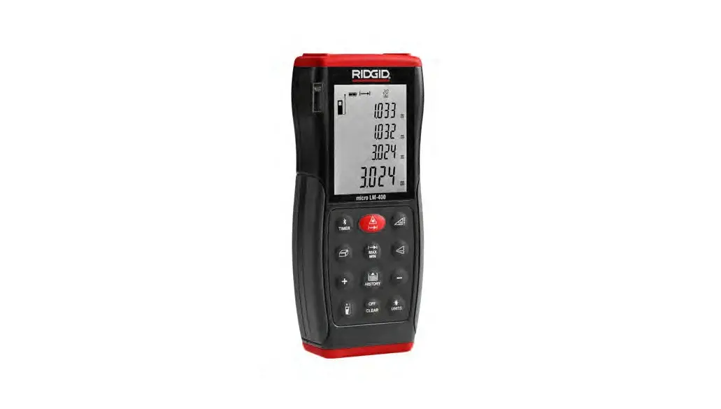 Ridgid Micro Lm-400 Laser Distance Meter Owner's Manual
