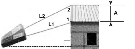 RIDGID Micro LM 400 Laser Distance Meter - Partial Height 1