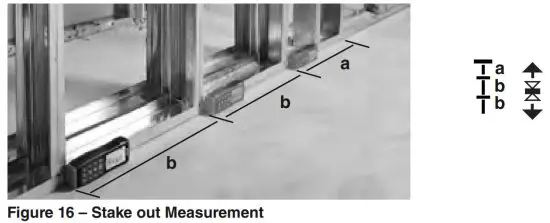 RIDGID Micro LM 400 Laser Distance Meter - Stake Out Measurement