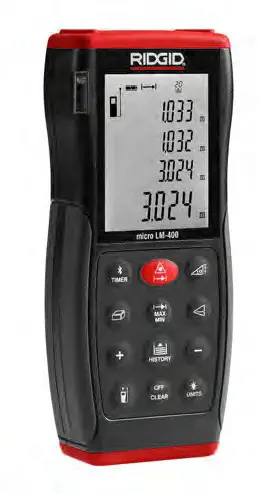 RIDGID Micro LM 400 Laser Distance Meter