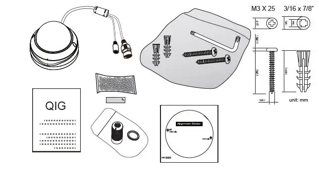 VIVOTEK FD9369 MP Dome Network Camera Fixed Lens 1