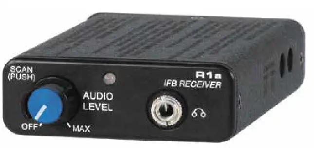 LECTROSONICS-IFBR1a-UHF-Multi-Frequency-Belt-Pack-IFB-Receiver-