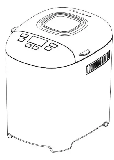 AOLIER BM1349DB GS Bread Maker Machine