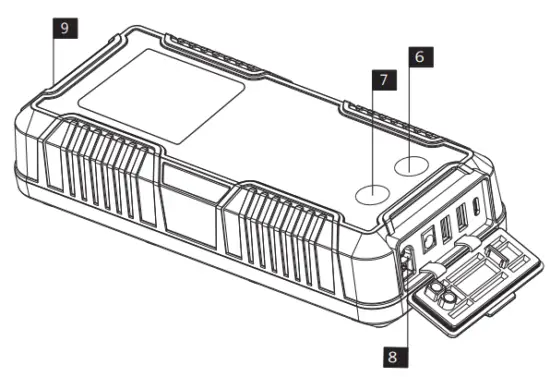 GOOLOO GT3000 Portable Car Battery Jump Starter Power Bank - Functions Description1