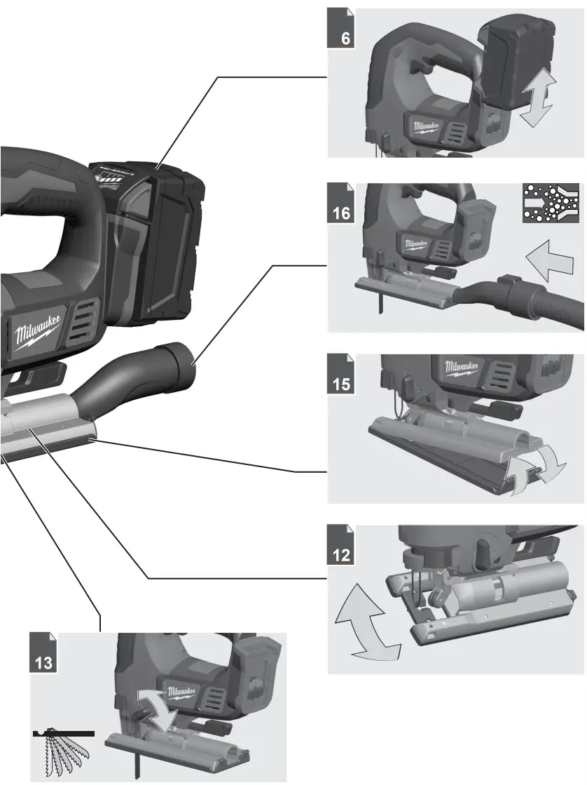 milwaukee M18 BJS Top Handle Jigsaw - fig2
