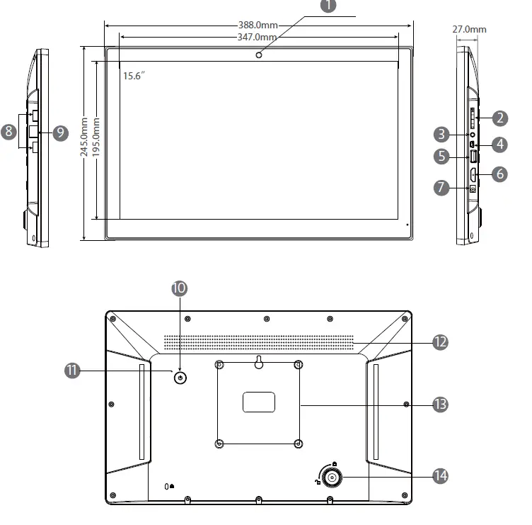 Shenzhen -Electron -Technology -RK3288 -Interactive- Digital -Signage -Display- 3