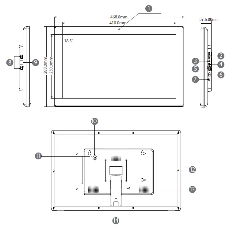 Shenzhen -Electron -Technology -RK3288 -Interactive- Digital -Signage -Display- 5