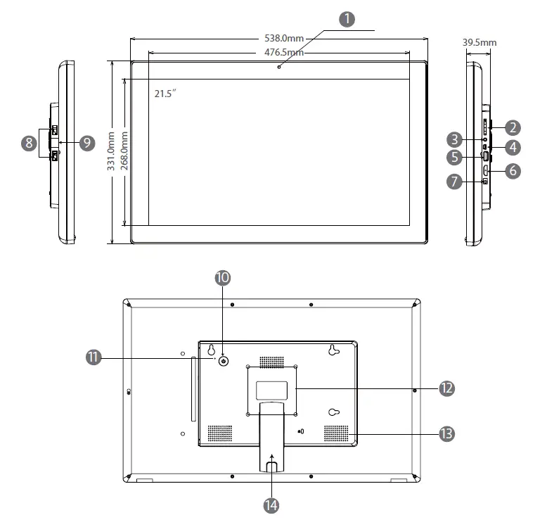 Shenzhen -Electron -Technology -RK3288 -Interactive- Digital -Signage -Display- 6