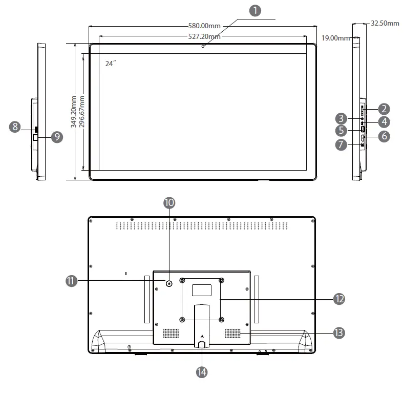 Shenzhen -Electron -Technology -RK3288 -Interactive- Digital -Signage -Display- 7