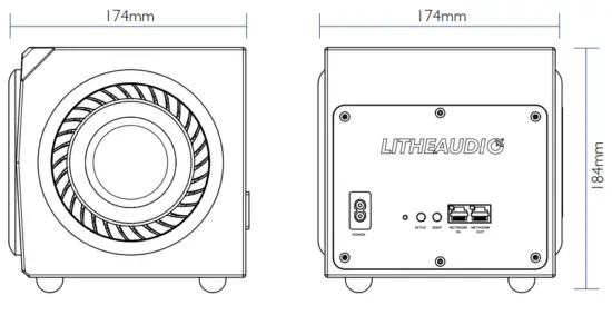 LITHEAUDIO 01675 Wireless Micro Subwoofer - fig2