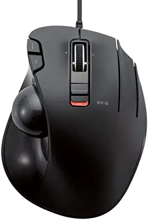 ELECOM M-XT2URBK Wired Trackball Mouse
