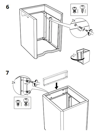 IKEA 103.609.83 Idasen Drawer Unit on Casters Dark Gray-17