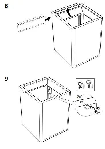 IKEA 103.609.83 Idasen Drawer Unit on Casters Dark Gray-18