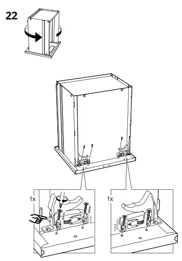 IKEA 103.609.83 Idasen Drawer Unit on Casters Dark Gray-29