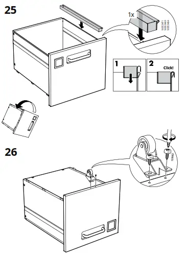 IKEA 103.609.83 Idasen Drawer Unit on Casters Dark Gray-31