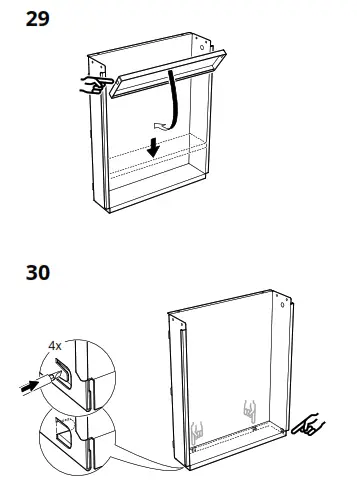 IKEA 103.609.83 Idasen Drawer Unit on Casters Dark Gray-34