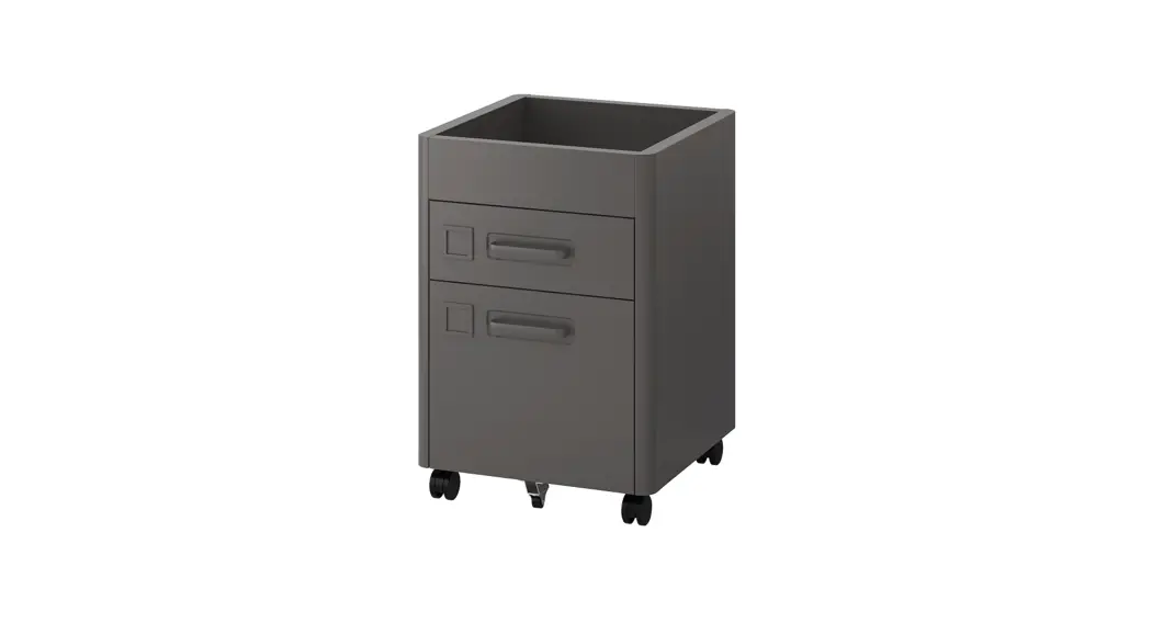 Ikea 103.609.83 Idasen Drawer Unit On Casters Dark Gray Instruction Manual