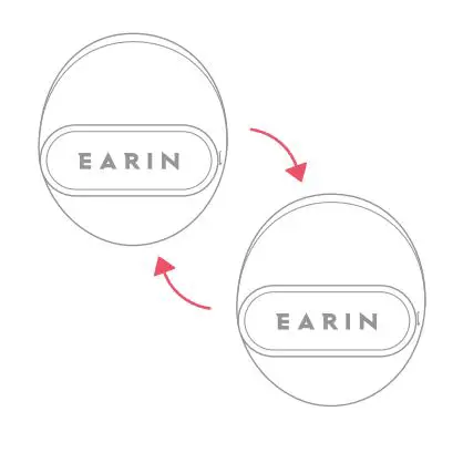 EARIN A-3 True Lightweight Wireless Earbuds - Automatic left right ear detection