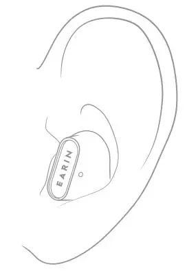 EARIN A-3 True Lightweight Wireless Earbuds - How to wear