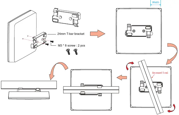Poewit-WAP-1-Ceiling-mounted-recessed-trail-Type A-1