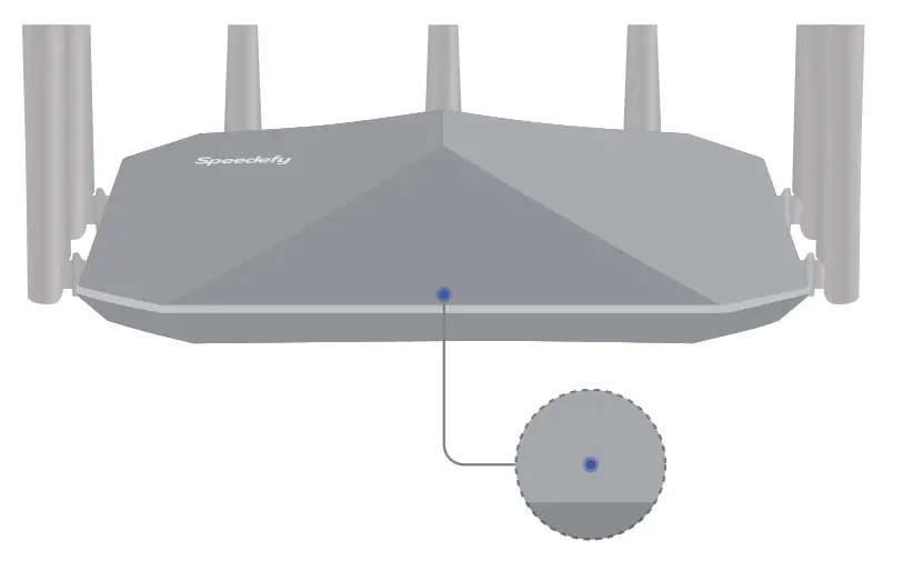 Speedefy AC2100 Dual Band Gigabit WiFi Router - overveiw