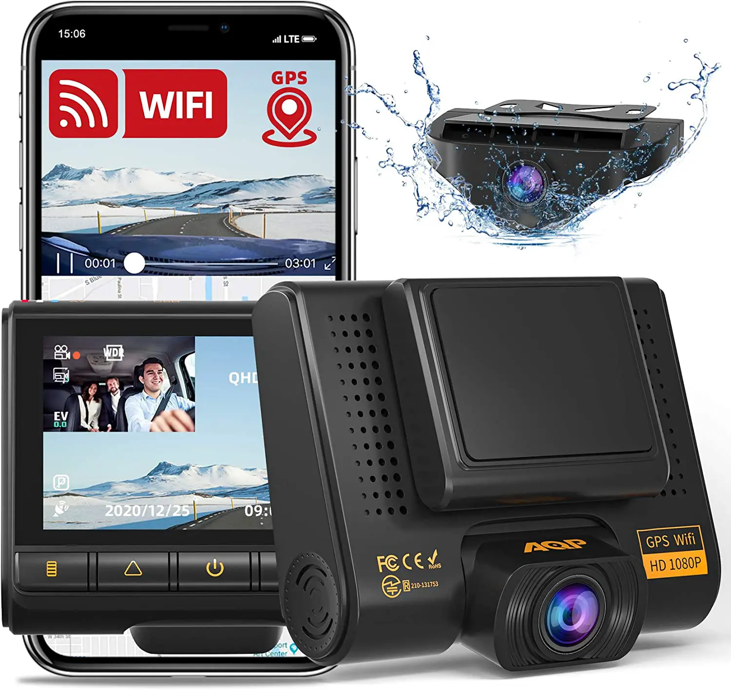 AQP DASHCAM M3 Full HD 1080P Car Camera