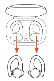 Power on/off your earbuds