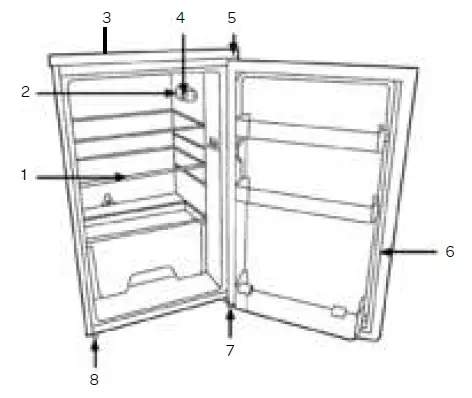 INVENTUM-KK550B-koeler-Freestanding-cooler-1
