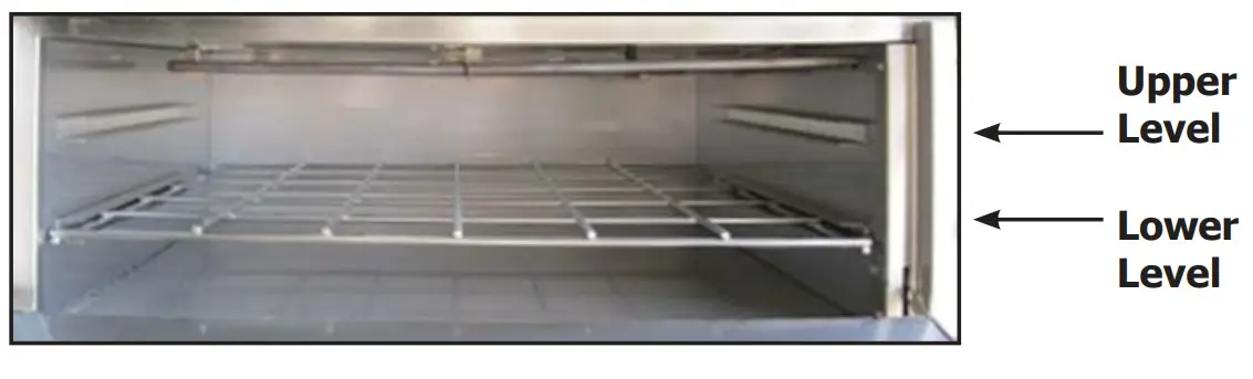 Cal Flame BBQ10967E 2 In1 Warmer and Pizza Oven - stainless steel rack