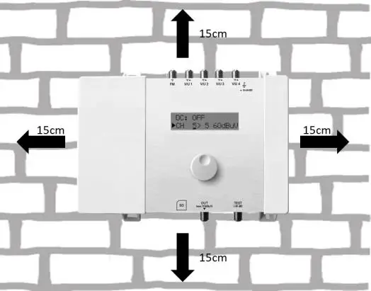 JOHANSSON 9780 Compact Satellite Convertor - Mounting the Compact Satellite Convertor