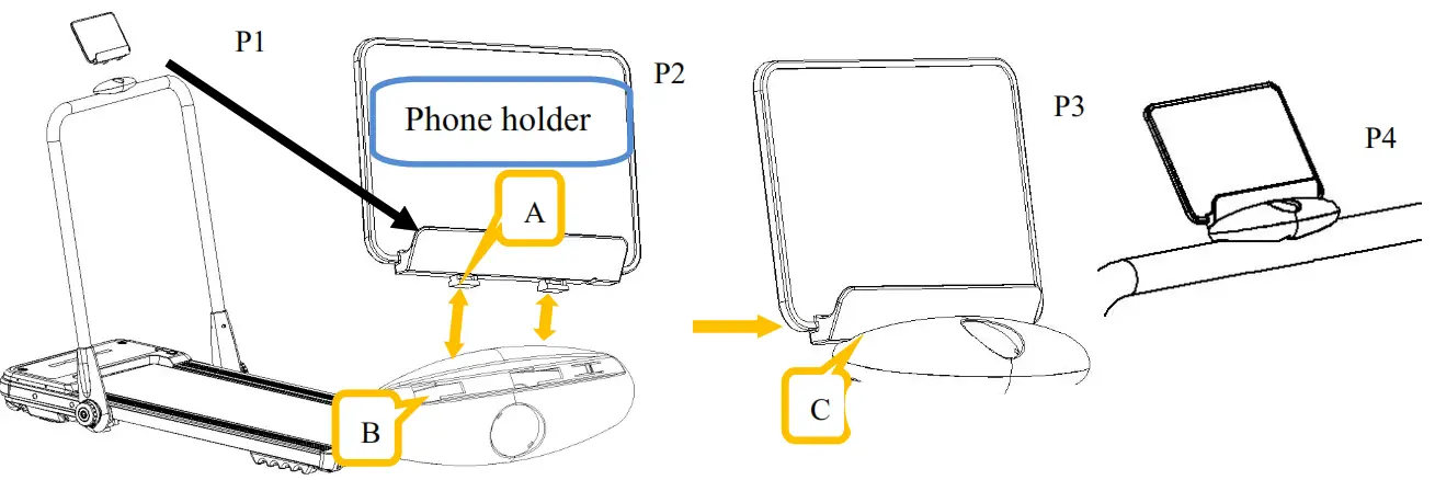 Amucolo WM CYMS1 6AAN 2 5 HP Horizontally Foldable Electric Treadmill - Fig12