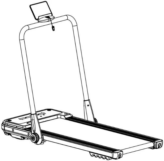 Amucolo WM CYMS1 6AAN 2 5 HP Horizontally Foldable Electric Treadmill