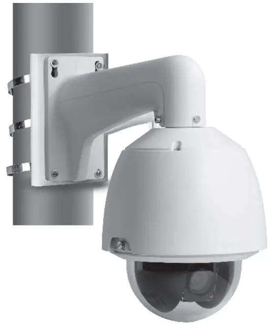 TRENDnet TV-HW400 Wall Mount Bracket - Install the speed dome to the mount