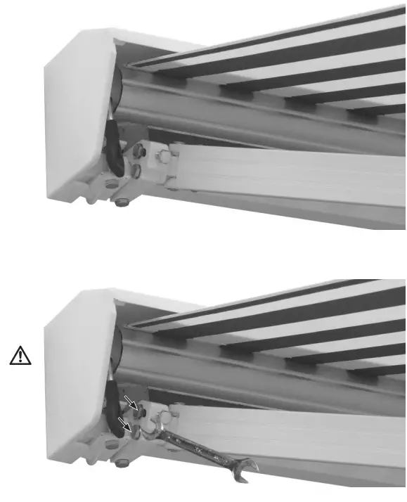 HORNBACH 10464602 Semi-Cassette Awning Motorised FIG 11