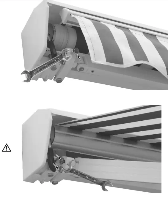 HORNBACH 10464602 Semi-Cassette Awning Motorised FIG 13