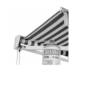 HORNBACH 10464602 Semi-Cassette Awning Motorised FIG 15