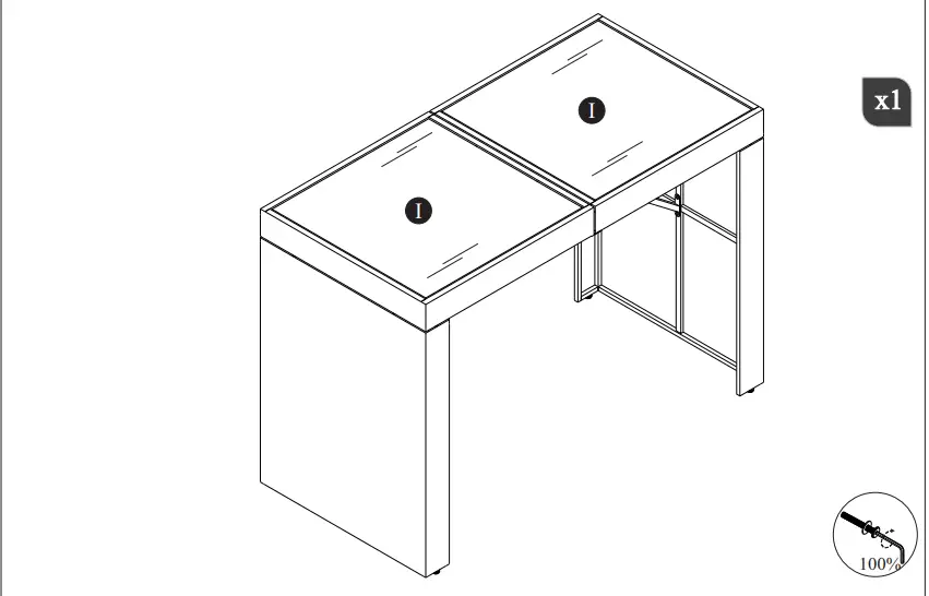 SANDSTONE A0008-BLCC Rattan Bar Set 6 Seater 10