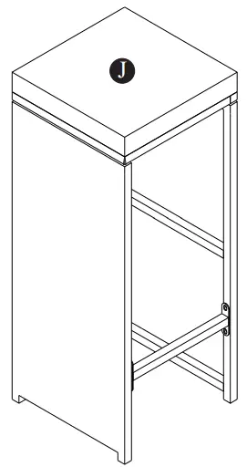 SANDSTONE A0008-BLCC Rattan Bar Set 6 Seater 5