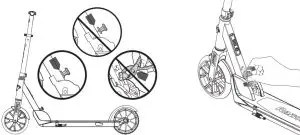 Unfolding the Scooter for First Time Use