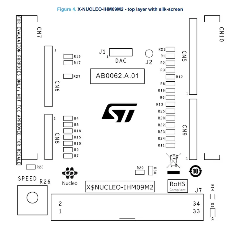 UM3030 X NUCLEO IHM09M2 Motor Control Connector Expansion Board for STM32 Nucleo - System architecture 1