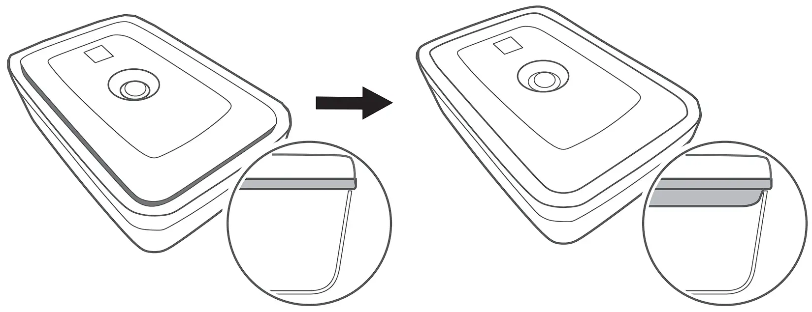 908656 Fresh and Save Vacuum Starter Set Operating illustration