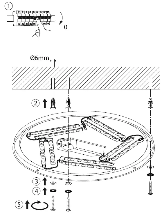 Paul Neuhaus 8245-17 Q-Benno LED Ceiling Light 01