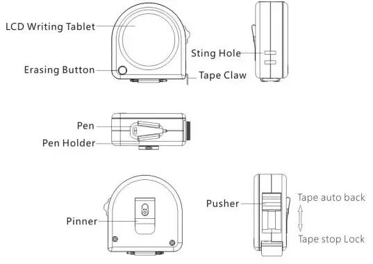 VICTOR TOOL G953 Tape Measure - Parts